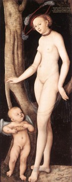 Desnudo Painting - Venus y Cupido con un panal Lucas Cranach el Viejo desnudo